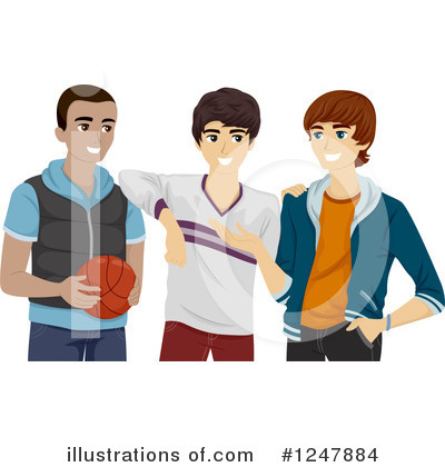 Royalty-Free (RF) Teenagers Clipart Illustration by BNP Design Studio - Stock Sample #1247884