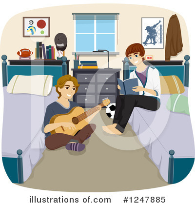 Royalty-Free (RF) Teenagers Clipart Illustration by BNP Design Studio - Stock Sample #1247885