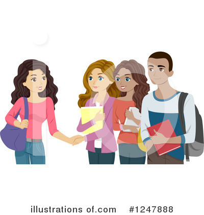 Royalty-Free (RF) Teenagers Clipart Illustration by BNP Design Studio - Stock Sample #1247888