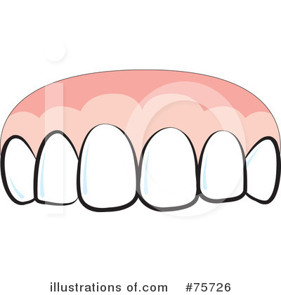 Royalty-Free (RF) Teeth Clipart Illustration by Lal Perera - Stock Sample #75726