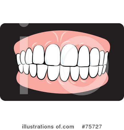 Royalty-Free (RF) Teeth Clipart Illustration by Lal Perera - Stock Sample #75727