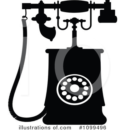 Royalty-Free (RF) Telephone Clipart Illustration by Vector Tradition SM - Stock Sample #1099496