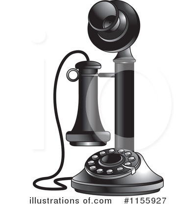 Royalty-Free (RF) Telephone Clipart Illustration by Lal Perera - Stock Sample #1155927