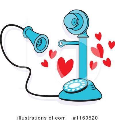 Royalty-Free (RF) Telephone Clipart Illustration by Johnny Sajem - Stock Sample #1160520