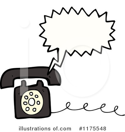Royalty-Free (RF) Telephone Clipart Illustration by lineartestpilot - Stock Sample #1175548