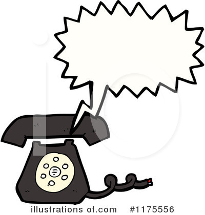 Royalty-Free (RF) Telephone Clipart Illustration by lineartestpilot - Stock Sample #1175556