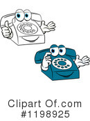 Telephone Clipart #1198925 by Vector Tradition SM