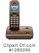 Telephone Clipart #1280096 by Vector Tradition SM