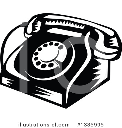 Royalty-Free (RF) Telephone Clipart Illustration by patrimonio - Stock Sample #1335995