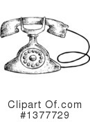 Telephone Clipart #1377729 by Vector Tradition SM