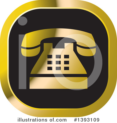 Royalty-Free (RF) Telephone Clipart Illustration by Lal Perera - Stock Sample #1393109