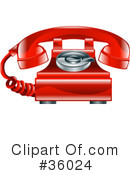 Telephone Clipart #36024 by AtStockIllustration