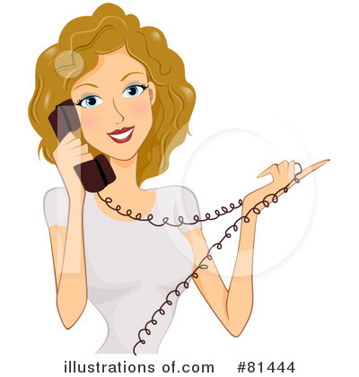 Royalty-Free (RF) Telephone Clipart Illustration by BNP Design Studio - Stock Sample #81444