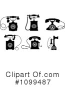 Telephones Clipart #1099487 by Vector Tradition SM