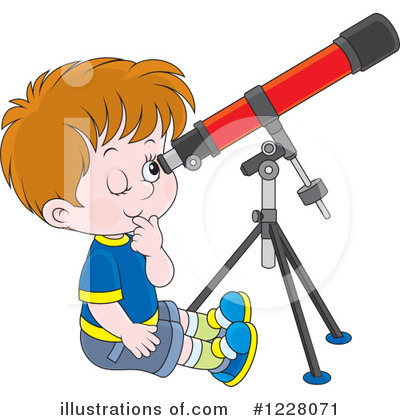 Astronomer Clipart #1228071 by Alex Bannykh