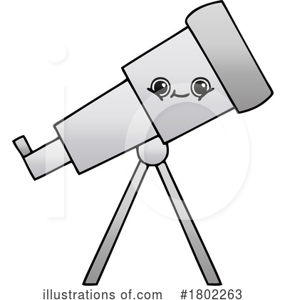 Royalty-Free (RF) Telescope Clipart Illustration by lineartestpilot - Stock Sample #1802263