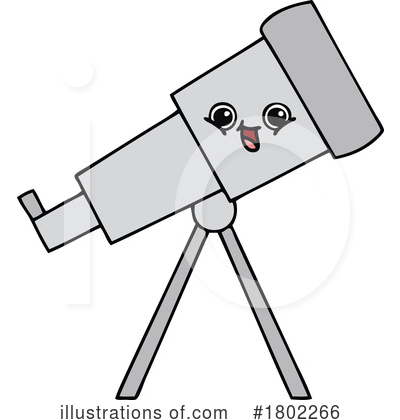 Royalty-Free (RF) Telescope Clipart Illustration by lineartestpilot - Stock Sample #1802266