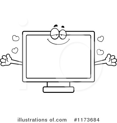 Royalty-Free (RF) Television Clipart Illustration by Cory Thoman - Stock Sample #1173684