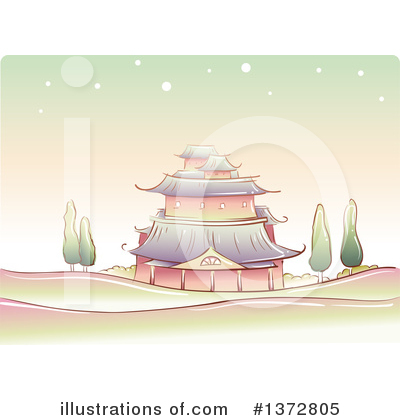 Royalty-Free (RF) Temple Clipart Illustration by BNP Design Studio - Stock Sample #1372805