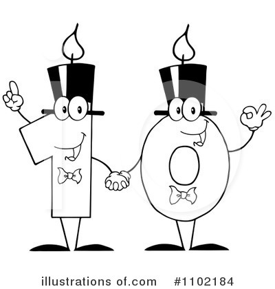 Royalty-Free (RF) Ten Clipart Illustration by Hit Toon - Stock Sample #1102184