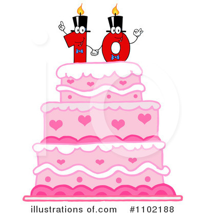 Royalty-Free (RF) Ten Clipart Illustration by Hit Toon - Stock Sample #1102188