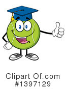 Tennis Ball Character Clipart #1397129 by Hit Toon