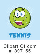 Tennis Ball Character Clipart #1397155 by Hit Toon