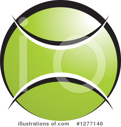Royalty-Free (RF) Tennis Ball Clipart Illustration by Lal Perera - Stock Sample #1277140