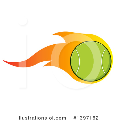 Royalty-Free (RF) Tennis Ball Clipart Illustration by Hit Toon - Stock Sample #1397162