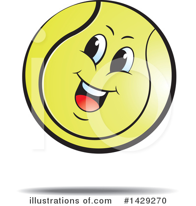 Royalty-Free (RF) Tennis Ball Clipart Illustration by Lal Perera - Stock Sample #1429270
