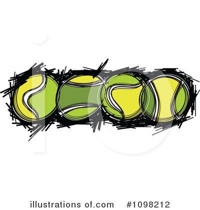 Royalty-Free (RF) Tennis Clipart Illustration by Chromaco - Stock Sample #1098212