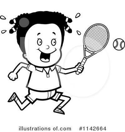 Royalty-Free (RF) Tennis Clipart Illustration by Cory Thoman - Stock Sample #1142664