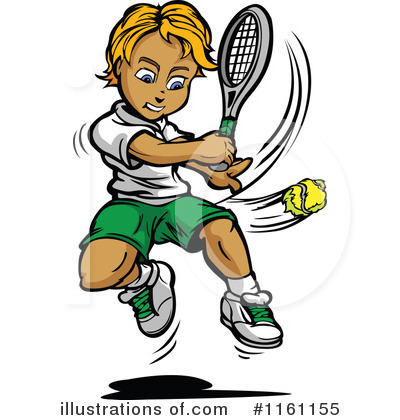 Royalty-Free (RF) Tennis Clipart Illustration by Chromaco - Stock Sample #1161155