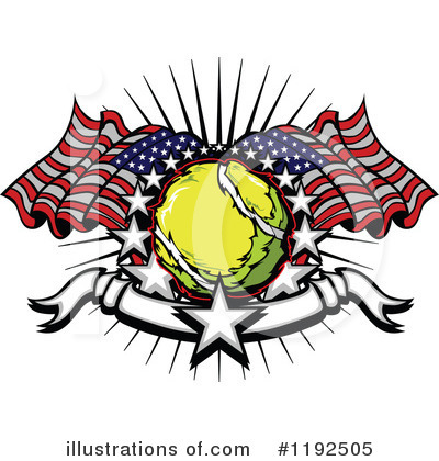 Royalty-Free (RF) Tennis Clipart Illustration by Chromaco - Stock Sample #1192505