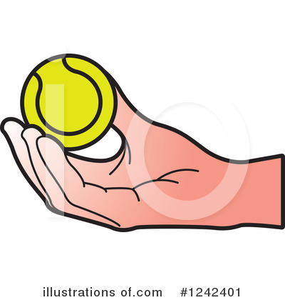Tennis Clipart #1242401 by Lal Perera
