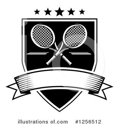 Royalty-Free (RF) Tennis Clipart Illustration by Vector Tradition SM - Stock Sample #1256512