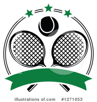 Tennis Clipart #1271053 by Vector Tradition SM