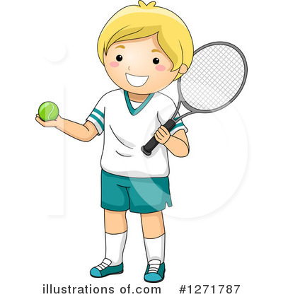Royalty-Free (RF) Tennis Clipart Illustration by BNP Design Studio - Stock Sample #1271787