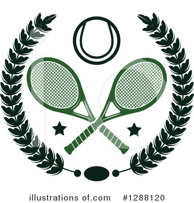 Royalty-Free (RF) Tennis Clipart Illustration by Vector Tradition SM - Stock Sample #1288120