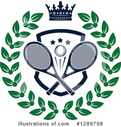 Tennis Racket Clipart #1289798 by Vector Tradition SM