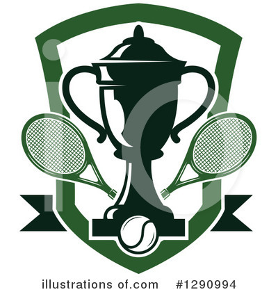 Royalty-Free (RF) Tennis Clipart Illustration by Vector Tradition SM - Stock Sample #1290994