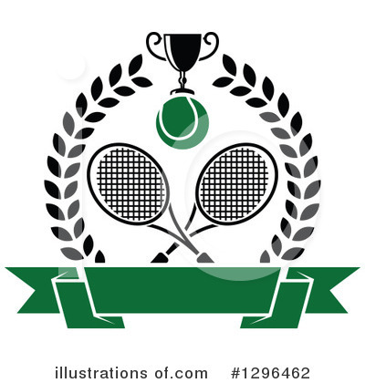 Royalty-Free (RF) Tennis Clipart Illustration by Vector Tradition SM - Stock Sample #1296462