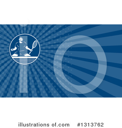 Royalty-Free (RF) Tennis Clipart Illustration by patrimonio - Stock Sample #1313762