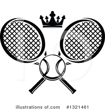 Tennis Racket Clipart #1321461 by Vector Tradition SM