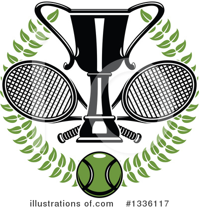 Royalty-Free (RF) Tennis Clipart Illustration by Vector Tradition SM - Stock Sample #1336117
