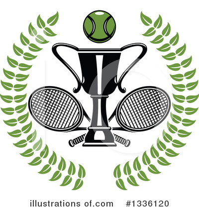 Royalty-Free (RF) Tennis Clipart Illustration by Vector Tradition SM - Stock Sample #1336120