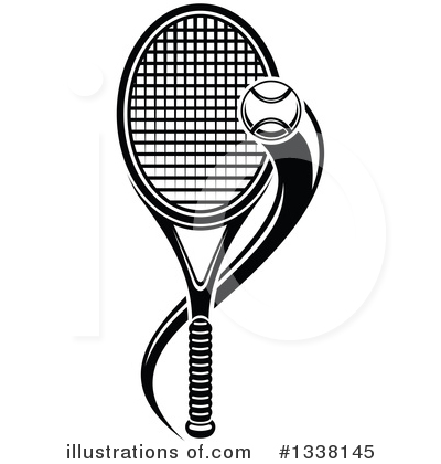 Tennis Ball Clipart #1338145 by Vector Tradition SM