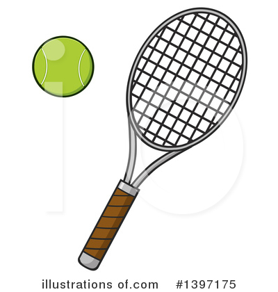 Tennis Ball Clipart #1397175 by Hit Toon