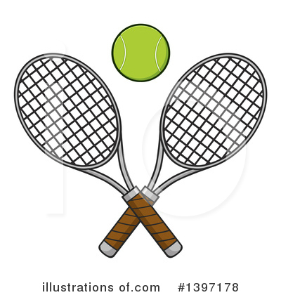 Tennis Ball Clipart #1397178 by Hit Toon