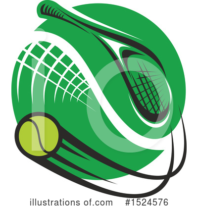 Royalty-Free (RF) Tennis Clipart Illustration by Vector Tradition SM - Stock Sample #1524576
